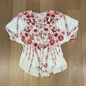 On the Road Floral Romper